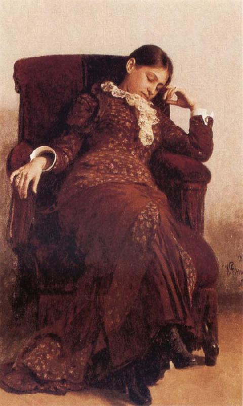  Portrait of Vera Alekseevna Repina